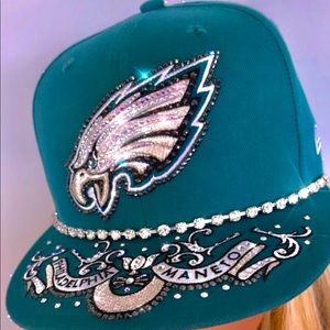 Bling Philadelphia EAGLES hat